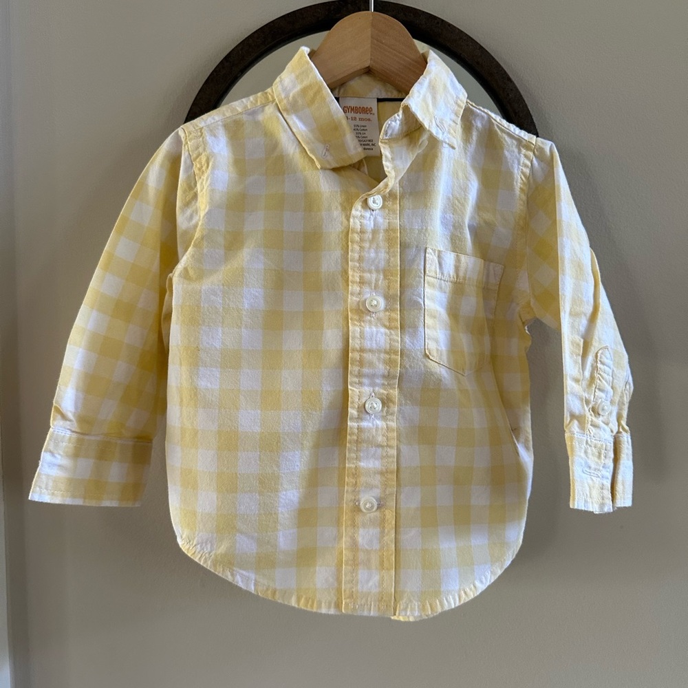 Gymboree - Button Down Shirt - 6 to 12 Months